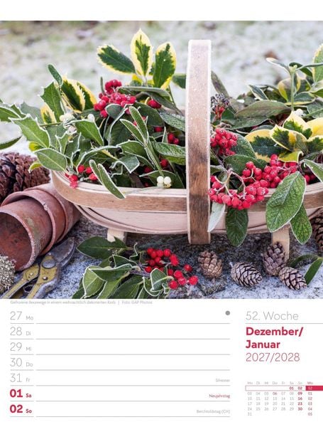Produktbild: Gartengl&uuml;ck Wochenplaner Kalender 2027