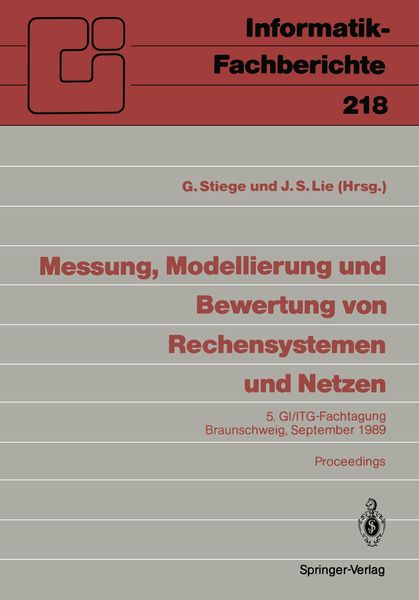 Produktbild: Messung, Modellierung und Bewertung von Rechensystemen und Netzen