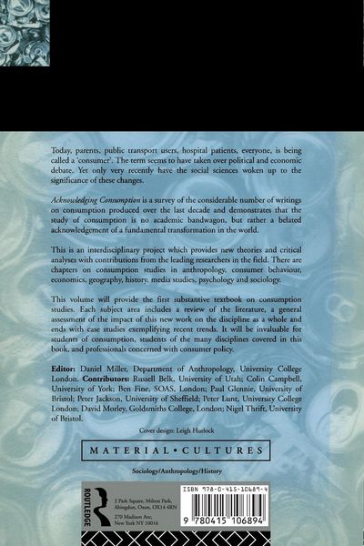 Produktbild: Acknowledging Consumption