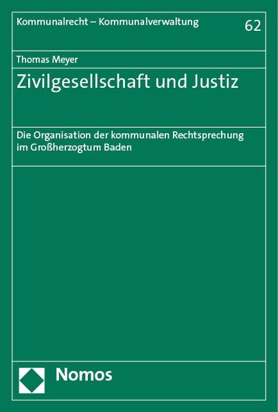 Produktbild: Zivilgesellschaft und Justiz