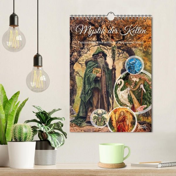 Produktbild: Mystik der Kelten - Faszinierende Welt keltischer Mythen und G&ouml;tter (Wandkalender 2026 DIN A4 hoch), CALVENDO Monatskalender