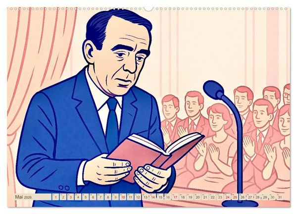 Produktbild: Heinrich B&ouml;ll (Wandkalender 2026 DIN A2 quer), CALVENDO Monatskalender