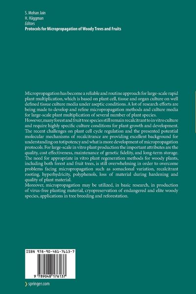 Produktbild: Protocols for Micropropagation of Woody Trees and Fruits