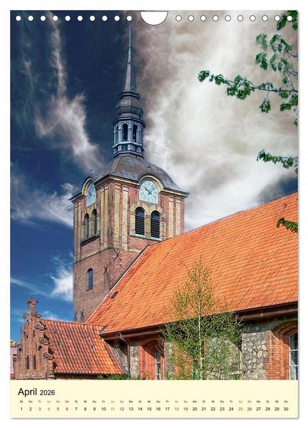 Produktbild: Flensburg - so bezaubernd (Wandkalender 2026 DIN A4 hoch), CALVENDO Monatskalender