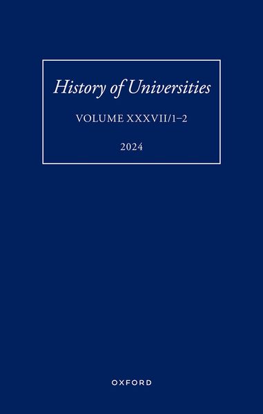 Produktbild: History of Universities: Volume XXXVII/1-2