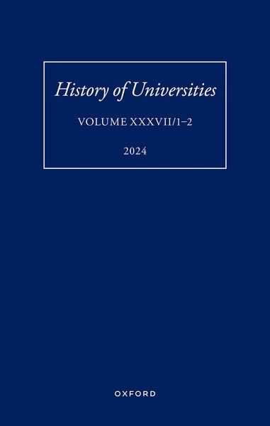 Produktbild: History of Universities: Volume XXXVII/1-2
