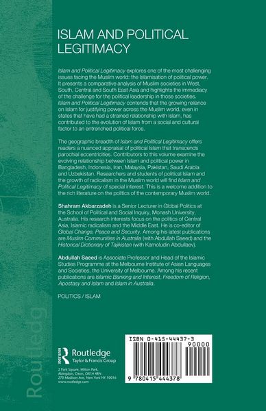 Produktbild: Islam and Political Legitimacy