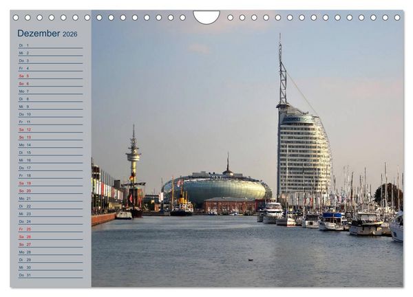 Produktbild: BREMERHAVEN - 2026 (Wandkalender 2026 DIN A4 quer), CALVENDO Monatskalender