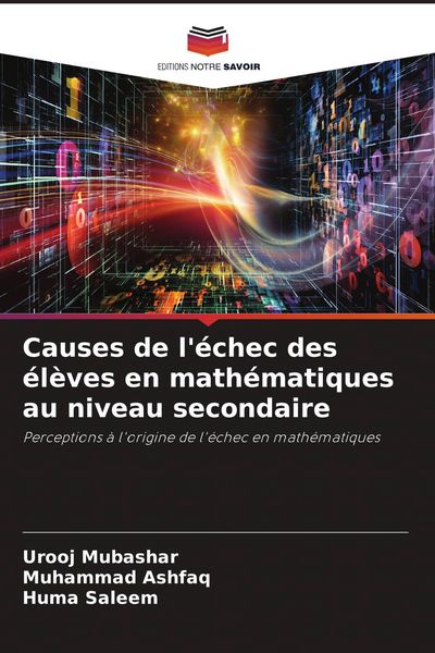 Produktbild: Causes de l'&eacute;chec des &eacute;l&egrave;ves en math&eacute;matiques au niveau secondaire