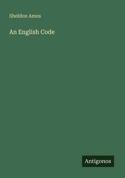 Produktbild: An English Code