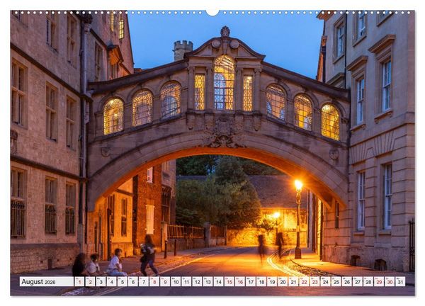 Produktbild: England - Oxford (Wandkalender 2026 DIN A2 quer), CALVENDO Monatskalender