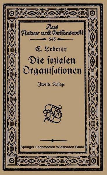 Produktbild: Die Sozialen Organisationen