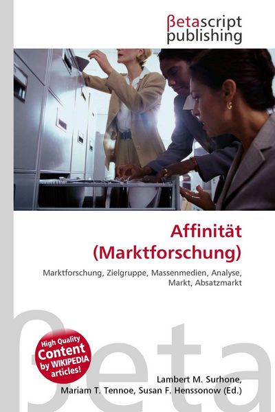 Produktbild: Affinit&auml;t (Marktforschung)
