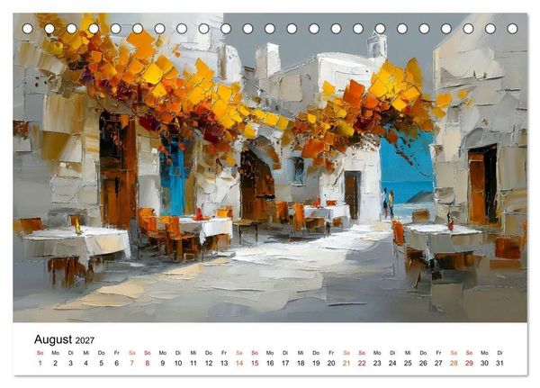 Produktbild: Europa Eleganz - Premium Edition (Tischkalender 2027 DIN A5 quer), CALVENDO Monatskalender