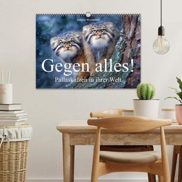 Produktbild: Gegen alles! - Pallaskatzen in ihrer Welt (Wandkalender 2027 DIN A3 quer), CALVENDO Monatskalender