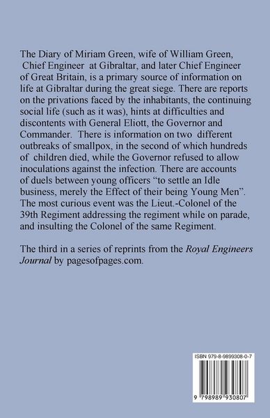 Produktbild: A Lady's Experiences in the Great Siege of Gibraltar (1779-83)