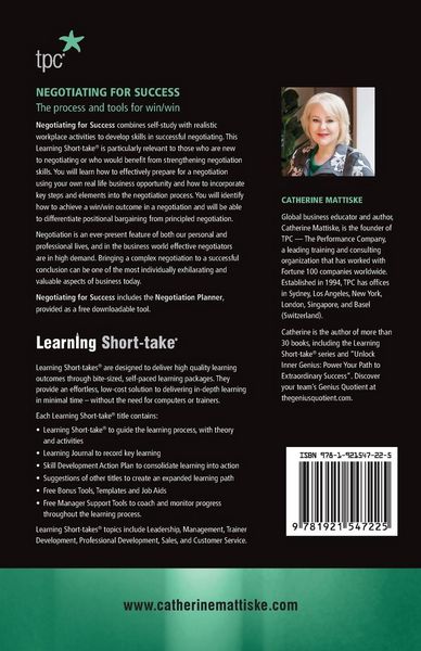 Produktbild: Negotiating for Success