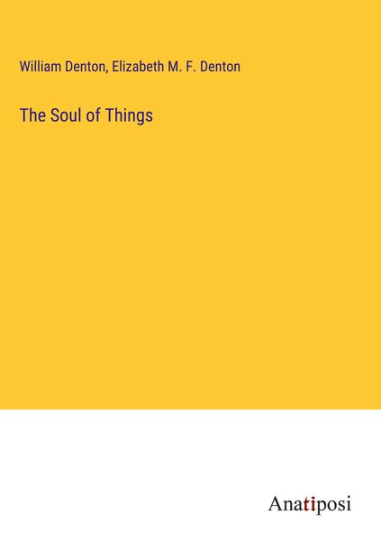 Produktbild: The Soul of Things