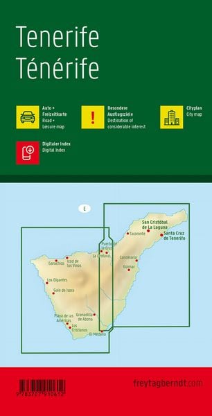 Produktbild: freytag & berndt Stra&szlig;enkarte Teneriffa 1:50.000