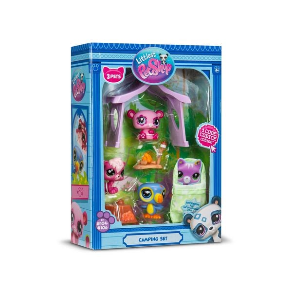 Sammelfigur Littlest PetShop Camping Set