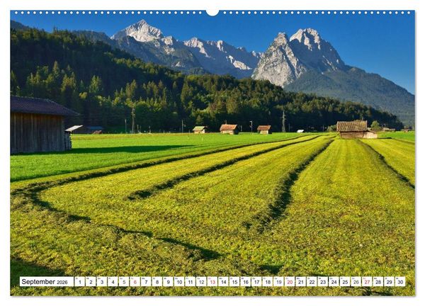 Produktbild: Mein Werdenfelser Land (Wandkalender 2026 DIN A2 quer), CALVENDO Monatskalender