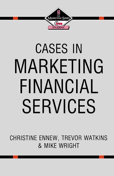 Produktbild: Cases in Marketing Financial Services