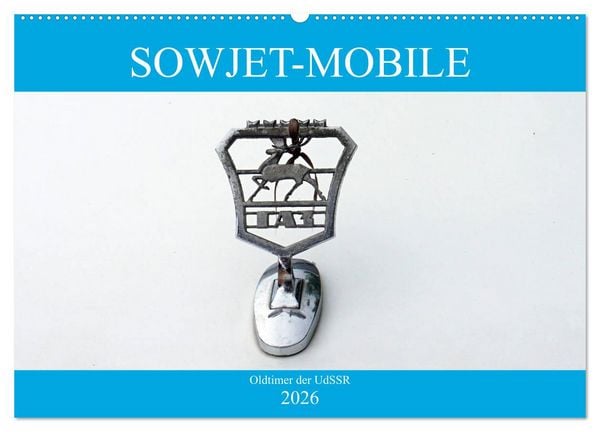 Produktbild: Sowjet-Mobile - Oldtimer der UdSSR (Wandkalender 2026 DIN A2 quer), CALVENDO Monatskalender