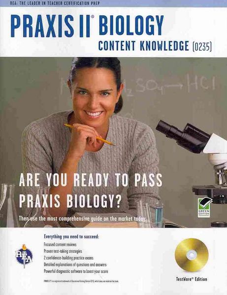 Produktbild: Praxis II: Biology (0235) W/CD-ROM (Rea) - The Best Teachers Test Prep for the Praxis