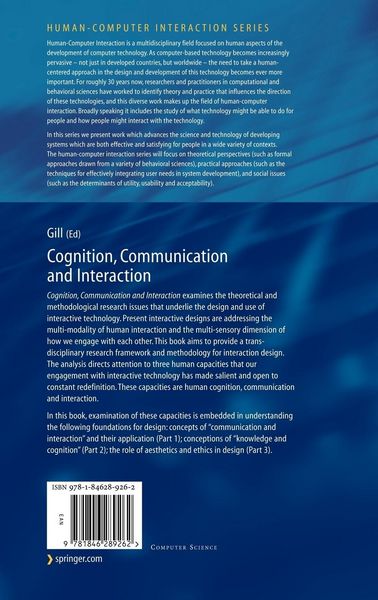 Produktbild: Cognition, Communication and Interaction