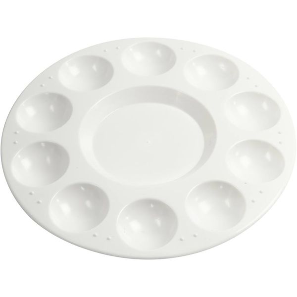Produktbild: Creativ Company Palette, D 17 cm, Wei&szlig;, 1 Stk