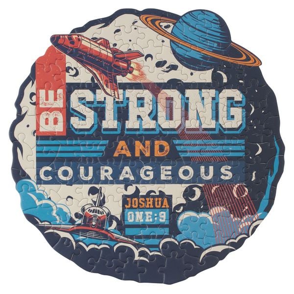 Produktbild: Puzzle 140 Pc. Be Strong and Courageous Josh 1:9