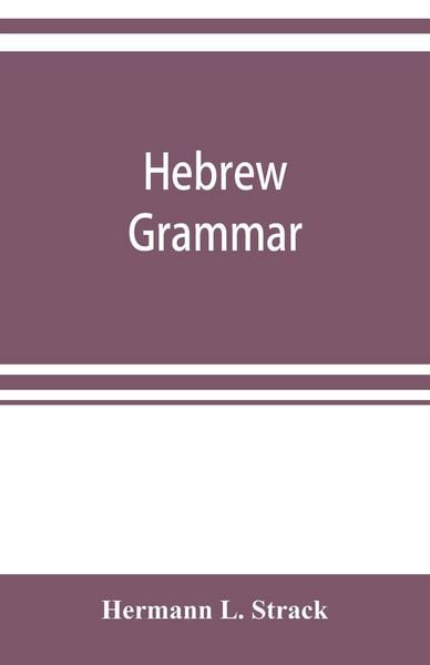 Produktbild: Hebrew grammar
