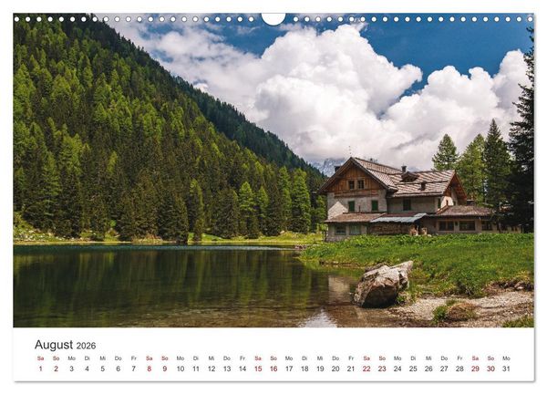 Produktbild: Alpensee - Wunder der Natur (Wandkalender 2026 DIN A3 quer), CALVENDO Monatskalender