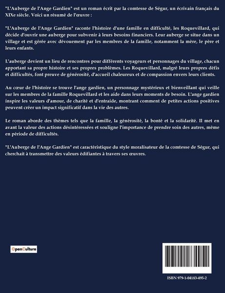 Produktbild: L'auberge de l'ange gardien