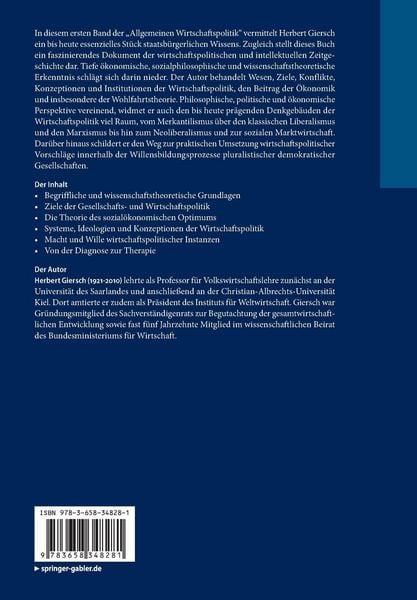Produktbild: Allgemeine Wirtschaftspolitik: Grundlagen
