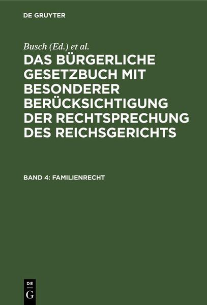 Produktbild: Familienrecht