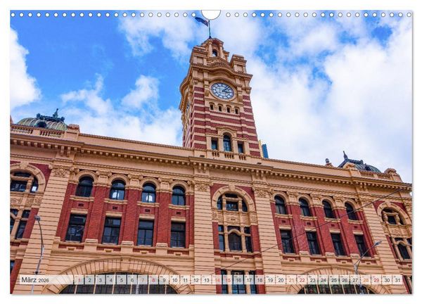 Produktbild: Melbourne Impressionen (Wandkalender 2026 DIN A3 quer), CALVENDO Monatskalender