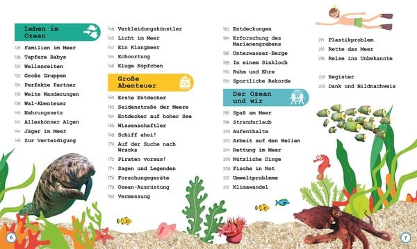 Wissen für Vorschulkids. Was weißt du über Ozeane?