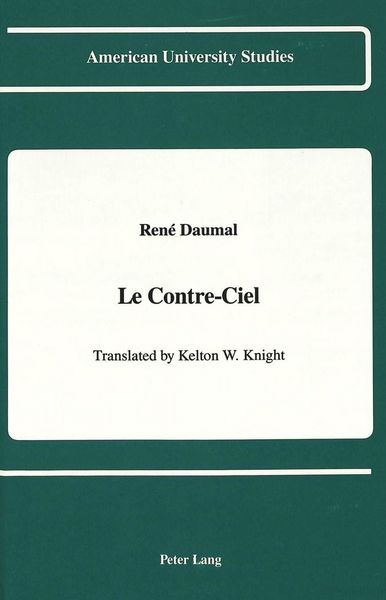 Produktbild: Le Contre-Ciel