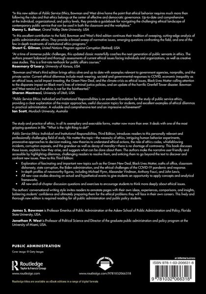 Produktbild: Public Service Ethics