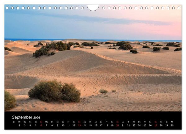 Produktbild: GRAN CANARIA/D&uuml;nen von Maspalomas (Wandkalender 2026 DIN A4 quer), CALVENDO Monatskalender