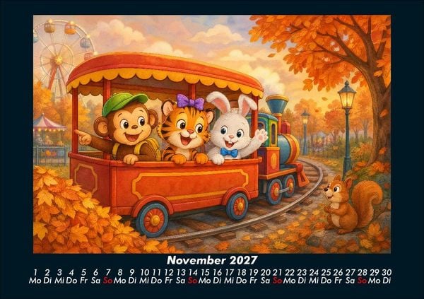Produktbild: Ein Jahr voller Freizeitpark-Abenteuer 2027 Fotokalender DIN A5