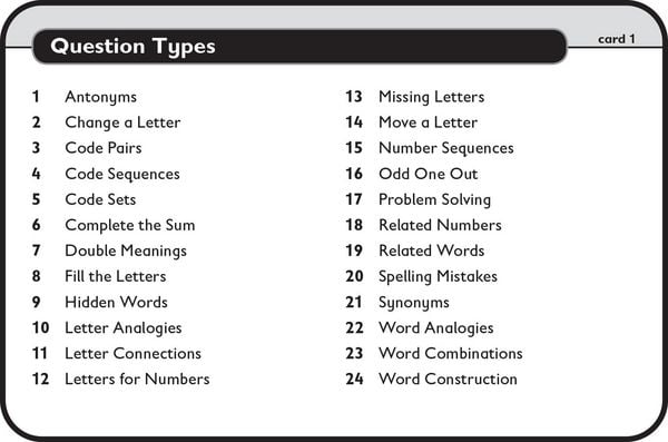 Produktbild: 11+ Verbal Reasoning Flashcards