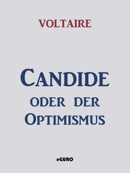 Produktbild: Candide oder der Optimismus