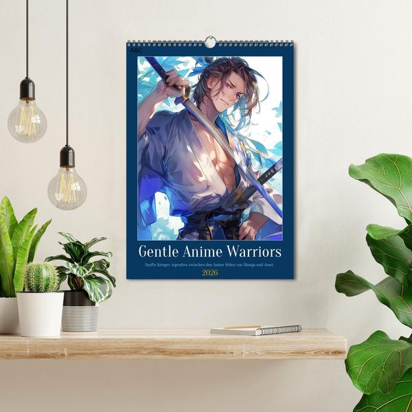 Produktbild: Gentle Anime Warriors (Wandkalender 2026 DIN A3 hoch), CALVENDO Monatskalender