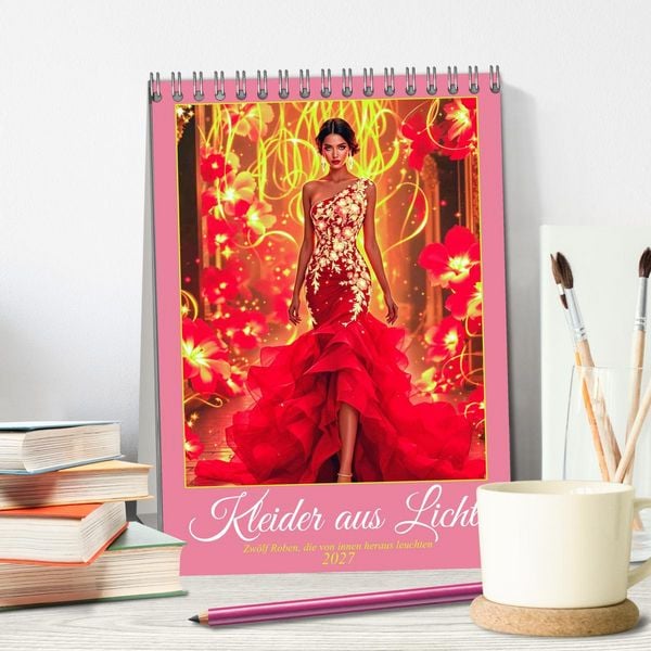 Produktbild: Kleider aus Licht (Tischkalender 2027 DIN A5 hoch), CALVENDO Monatskalender