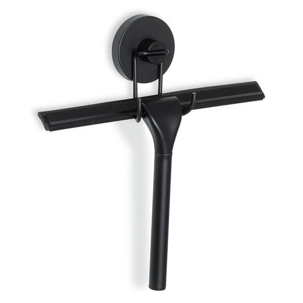 Produktbild: Vacuum-Loc&reg; Duschabzieher Schwarz, aus rostfreiem Edelstahl