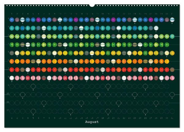 Produktbild: Perlenkalender (Wandkalender 2027 DIN A2 quer), CALVENDO Monatskalender