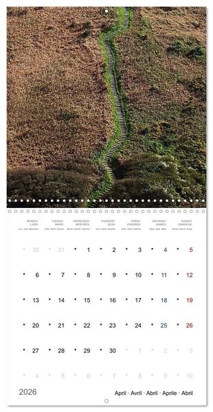 Produktbild: Les tr&eacute;sors de l'Armor (Calendrier mural carr&eacute; 2026 30x30 cm) Calendrier double avec une page pour vos prises de notes