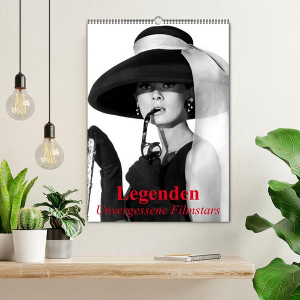 Produktbild: Legenden - Unvergessene Filmstars (Wandkalender 2026 DIN A2 hoch), CALVENDO Monatskalender